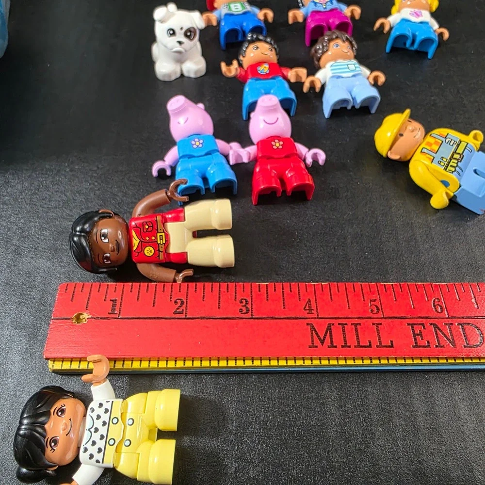 LEGO Duplo Mixed Minifigures Lot Peppa Pig, Bob the Builder Dog Kids Figures